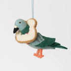 Pigeon with Bread Necklace