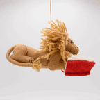 Reading Lion Ornament