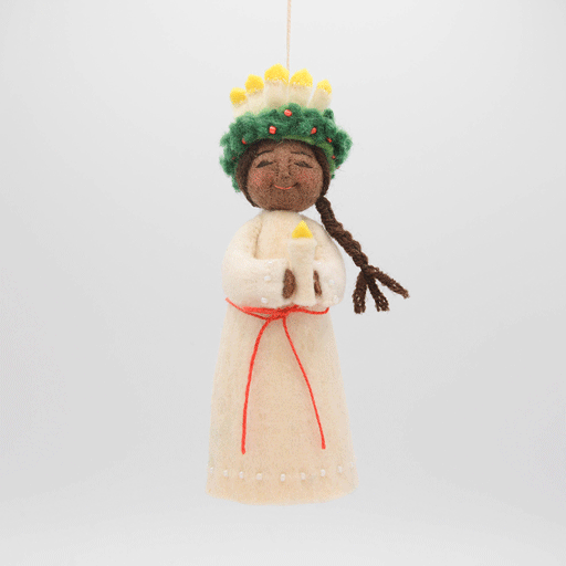 Santa Lucia Ornament Brown