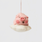 Sleepy Pig Ornament