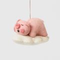 Sleepy Pig Ornament