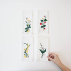 Spring Floral Cotton Napkins