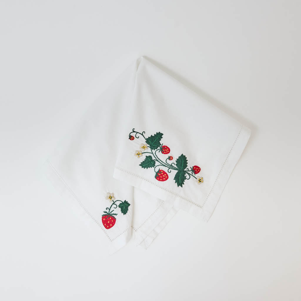 Spring Floral Cotton Napkins