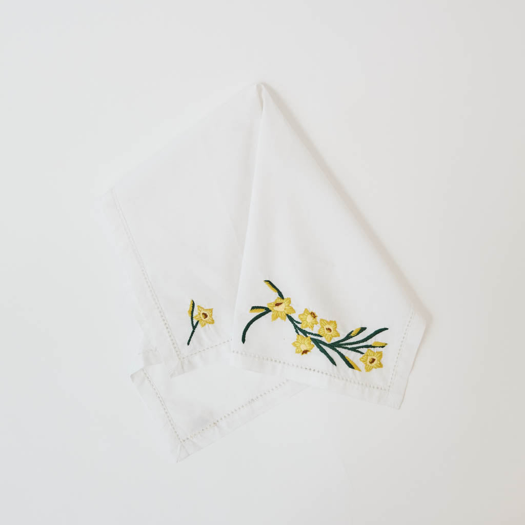 Spring Floral Cotton Napkins