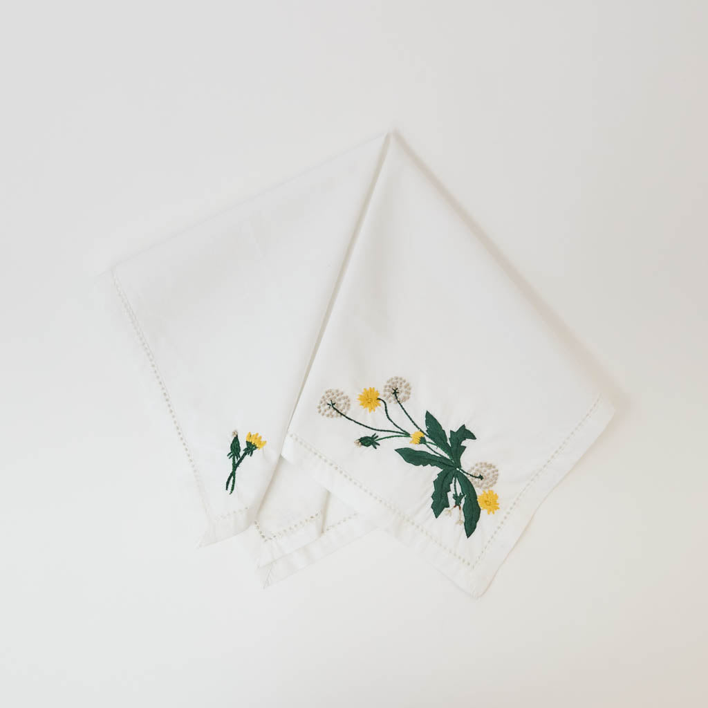 Spring Floral Cotton Napkins
