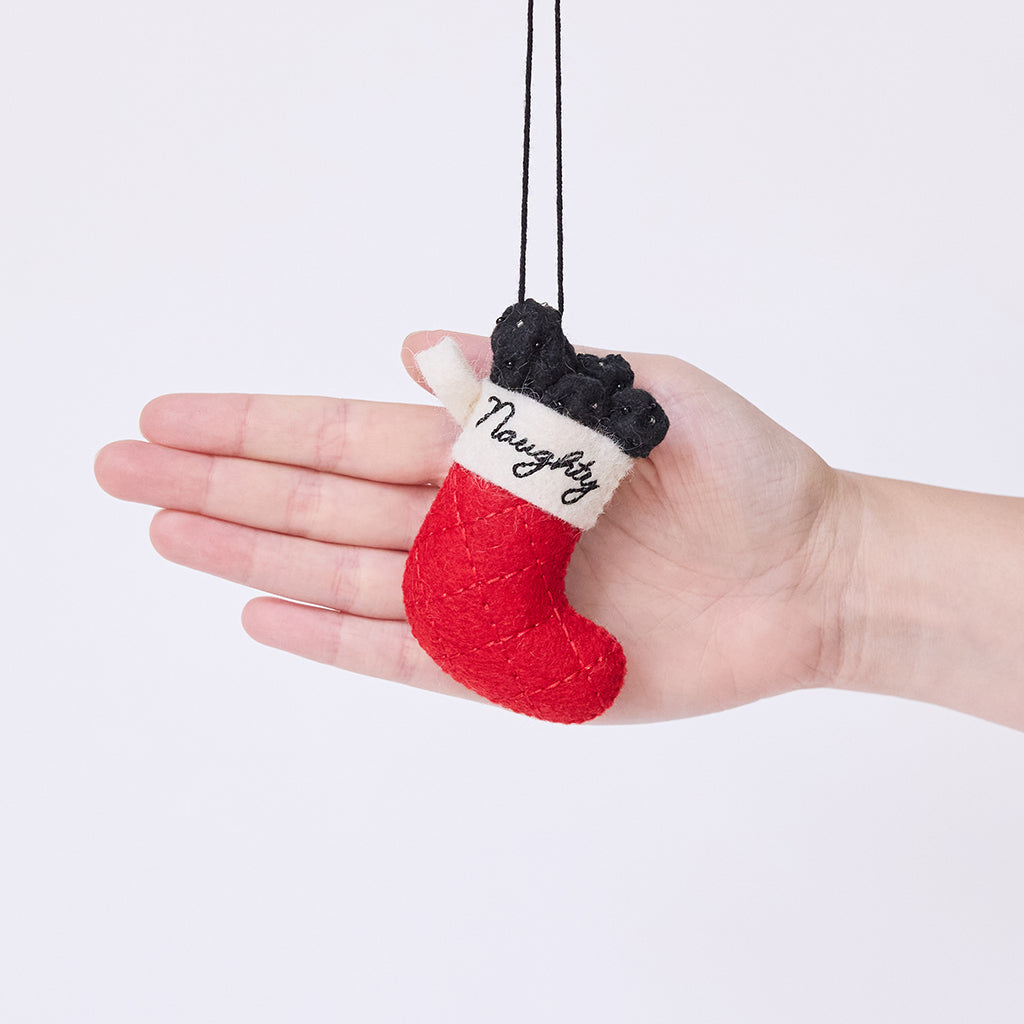 Naughty Stocking with Coal