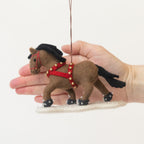 Winter Horse Ornament